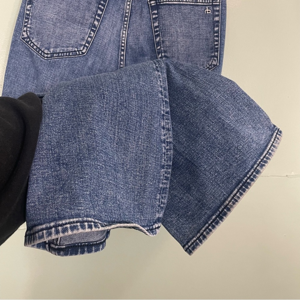 Rag & Bone Casey High Rise Flare in Malibu Blue Women Sz 27 - Picture 9 of 11